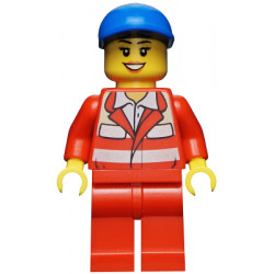 Paramedic - Red Uniform, Female, Blue Short Bill Cap – ГРАДСКИ