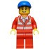 Paramedic - Red Uniform, Female, Blue Short Bill Cap – ГРАДСКИ