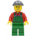 Overalls Farmer Green, Dark Bluish Gray Knit Cap – ГРАДСКИ