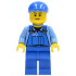 Overalls with Tools in Pocket Blue, Blue Short Bill Cap, Thin Grin – ГРАДСКИ