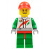 Race Car Mechanic, White Racing Suit with Octan Logo, Red Cap with Hole, Brown Eyebrows, Thin Grin with Teeth – ГРАДСКИ