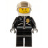 Police - City Leather Jacket with Gold Badge and 'POLICE' on Back, White Helmet, Trans-Brown Visor, Crooked Smile – ГРАДСКИ