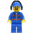 Blue Jacket with Pockets and Orange Stripes, Blue Legs, Blue Cap with Hole, Headphones, Safety Goggles – ГРАДСКИ