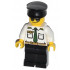 Airport - Pilot, White Shirt with Dark Green Tie and Belt, Black Legs, Black Hat – ГРАДСКИ