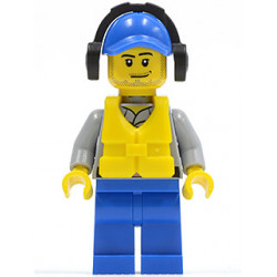 Coast Guard City - Crew Member Male, Blue Cap with Hole, Headphones – ГРАДСКИ