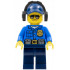 Police - City Officer, Gold Badge, Dark Blue Cap with Hole, Headphones, Sunglasses – ГРАДСКИ