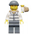 Police - Jail Prisoner 86753 Prison Stripes, Dark Bluish Gray Knit Cap, Backpack, Crooked Smile and Scar – ГРАДСКИ