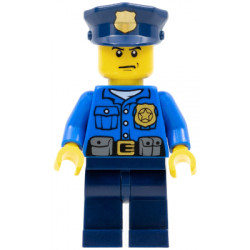 Police - City Officer, Gold Badge, Police Hat, Scowl – ГРАДСКИ
