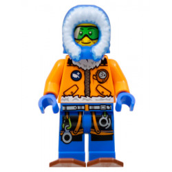 Arctic Explorer, Male with Green Goggles and Snowshoes – ГРАДСКИ