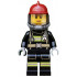 Fire - Reflective Stripes with Utility Belt, Dark Red Fire Helmet, Breathing Neck Gear with Air Tanks, Peach Lips Smile – ГРАДСКИ
