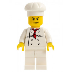 Chef - White Torso with 8 Buttons, White Legs, Angry Eyebrows – ГРАДСКИ