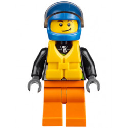 Xtreme Powerboat Driver, Male, Brown Dimple, Black Racing Jacket, Orange Legs, Blue Standard Helmet, Yellow Life Jacket – ГРАДСКИ