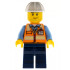 Space Engineer, Male, Orange Vest, Dark Blue Legs, White Construction Helmet, Stubble – ГРАДСКИ