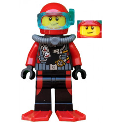 Scuba Diver, Male, Red Flippers – ГРАДСКИ