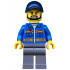 Blue Jacket with Pockets and Orange Stripes, Dark Bluish Gray Legs, Dark Blue Cap with Hole, Black Beard – ГРАДСКИ