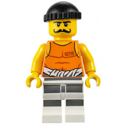 Police - Jail Prisoner 92116 Undershirt, Striped Legs, Black Knit Cap – ГРАДСКИ