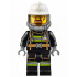 Fire - Reflective Stripes with Utility Belt, White Fire Helmet, Breathing Neck Gear with Air Tanks, Trans-Brown Visor, Goatee – ГРАДСКИ