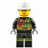 Fire - Reflective Stripes with Utility Belt and Flashlight, White Fire Helmet, Peach Lips – ГРАДСКИ