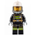 Fire - Reflective Stripes with Utility Belt, White Fire Helmet, Breathing Neck Gear with Air Tanks, Trans-Brown Visor, Beard Stubble – ГРАДСКИ