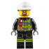 Fire - Reflective Stripes with Utility Belt and Flashlight, White Fire Helmet, Brown Moustache and Goatee – ГРАДСКИ