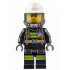 Fire - Reflective Stripes with Utility Belt, White Fire Helmet, Breathing Neck Gear with Air Tanks, Trans-Brown Visor, Sweat Drops – ГРАДСКИ