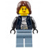 Police - City Bandit Crook Female, Sand Blue Legs, Dark Brown Mid-Length Tousled Hair – ГРАДСКИ