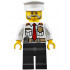 Fire Boat Captain - White Shirt with Red Tie, Badge, Belt, Black Legs, White Police Hat – ГРАДСКИ