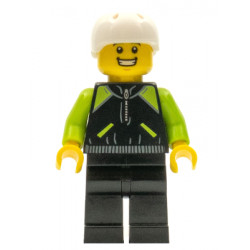 Cyclist - Lime and Black Jacket – ГРАДСКИ