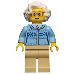 Grandmother - Fair Isle Sweater, White Hair, Tan Legs, Glasses – ГРАДСКИ