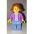 Medium Lavender Jacket over Lavender Shirt, Medium Blue Legs, Dark Orange Female Hair Short Swept Sideways – ГРАДСКИ