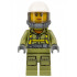 Volcano Explorer - Female Worker, Suit with Harness, Construction Helmet, Breathing Neck Gear with Air Tanks, Trans-Brown Visor – ГРАДСКИ