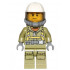 Volcano Explorer - Male Worker, Suit with Harness, Construction Helmet, Breathing Neck Gear with Yellow Air Tanks, Trans-Brown Visor, Sweat Drops – ГРАДСКИ