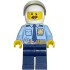 Police - City Shirt with Dark Blue Tie and Gold Badge, Dark Tan Belt with Radio, Dark Blue Legs, White Helmet – ГРАДСКИ