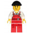 Police - City Bandit Male with Red Overalls, Black Knit Cap, Lopsided Open Mouth Smile – ГРАДСКИ