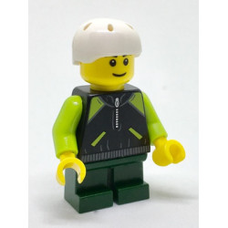 Skateboarder - Lime and Black Jacket – ГРАДСКИ