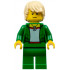 Saxophone Player - Female, Green Jacket with Necklace, Green Legs, Tan Hair Tousled with Side Part, Black Eyebrows – ГРАДСКИ