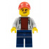 ATV Driver - Male, Open Hoodie, Dark Blue Legs, Red Cap – ГРАДСКИ