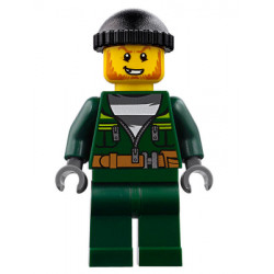 Police - City Bandit Male with Dark Green Zip Jacket, Dark Green Legs, Black Knit Cap – ГРАДСКИ