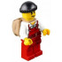 Police - City Bandit Male with Red Overalls, Black Knit Cap, Backpack, Lopsided Open Mouth Smile – ГРАДСКИ