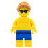 Beachgoer - Blue Male Swim Trunks and Sunglasses – ГРАДСКИ
