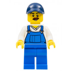 Beach Janitor - Blue Overalls and Dark Blue Cap – ГРАДСКИ