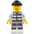 Police - Jail Prisoner 86753 Prison Stripes, Black Knit Cap, White Striped Legs, Sweat Drops – ГРАДСКИ