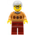 City Newsstand Visitor - Medium Nougat Argyle Sweater, Dark Red Legs, Light Bluish Gray Hair – ГРАДСКИ
