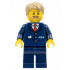 City Bus Driver - Dark Blue Suit with Train Logo, Dark Tan Short Tousled Hair, Beard – ГРАДСКИ