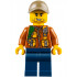City Jungle Explorer - Dark Orange Jacket with Pouches, Dark Blue Legs, Dark Tan Cap with Hole, Stubble – ГРАДСКИ
