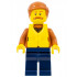 City Jungle Explorer - Dark Orange Jacket with Pouches, Dark Blue Legs, Dark Orange Smooth Hair, Life Jacket Center Buckle, Moustache – ГРАДСКИ