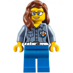 Coast Guard City - Female ATV Driver, Reddish Brown Female Hair over Shoulder – ГРАДСКИ