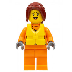 Coast Guard City - Female Watercraft Pilot with Dark Red Hair – ГРАДСКИ