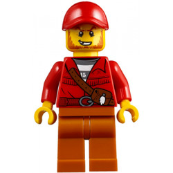 Mountain Police - Crook Male with Red Fringed Shirt with Strap and Pouch, Red Cap – ГРАДСКИ