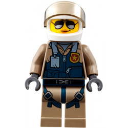 Mountain Police - Officer Female, Pilot with Helmet and Visor – ГРАДСКИ